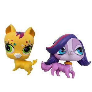 Littlest Pet Shop LPS Zoe Trent #2697 And Pig #2859 Rollin’ Circus Fun Toys R Us